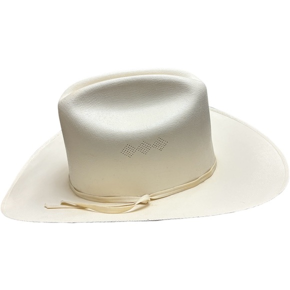 Rocha cowboy hat Lona Fina 71/2 NEW IVORY COLOR - Picture 1 of 10